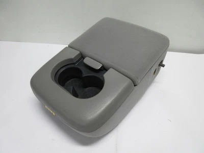 TELA 98-03 FORD F-150 ASIENTO DE BANCO DOBLE PORTAVASOS CONSOLA CENTRAL REPOSABRAZOS GRIS Foto 1 de 4