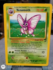 Pokemon TCG Venomoth Base Set 2 - 31/130 Rare LP/EX Condition  - Picture 1 of 2