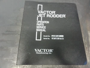 Vactor Jet Rodder Model 2110-15 Operation Parts Service Manual - Picture 1 of 9