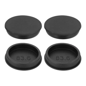 4 Stück Silikon Lochstopfen 83,6 mm, schwarz Hochtemperatur Typ Gummistopfen - Bild 1 von 7