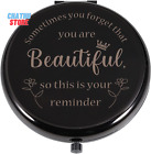 Valentines Day Gifts For Wife, Girlfriend Birthday Present Compact Makeup Mirror