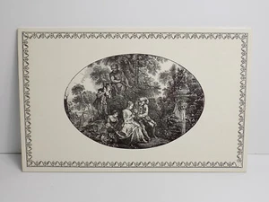 Sarreguemines Platte Regence U & Cie Barockmotiv Porzellan Laneret La Musique - Bild 1 von 10