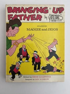Bringing Up Father-Starring Maggie & Jiggs by Geo McManus 1973 Bonanza Hardcover - Picture 1 of 3