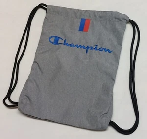 Champion Logo Drawstring Sling Gym, Sports, Travel Bag, Cinch Carrysack - Picture 1 of 11