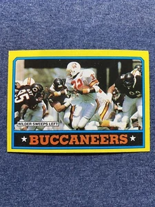 🔥1986 Topps Football Tampa Bay Buccaneers Team card #372 James Wilder NFL🔥 - Picture 1 of 2