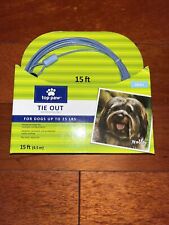 Top Paw 15 Foot Tie out for Dogs up to 25 Lbs Without