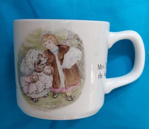 Beatrix Potter Mrs Tiggy Winkle child's cup Wedgewood England - Picture 1 of 7
