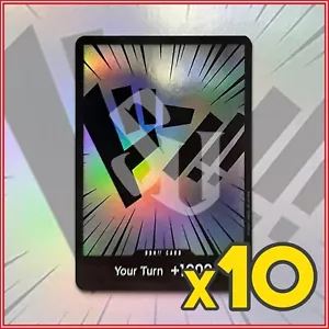ONE PIECE TCG: 10 DON!! Foil Cards HOLO ST10 ST13 - Picture 1 of 2
