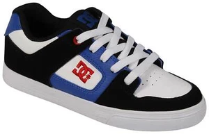 DC Boy's Pure Shoe - Black / Royal / Athletic Red - New - Picture 1 of 1