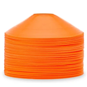 Disc Soccer Cones Football Training Field Marking Cross Sports Aids Orange 50pcs - Picture 1 of 7