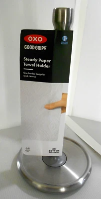 Suporte de toalha de papel estável OXO Good Grips aço inoxidável 13245000 - Imagem 1 de 4