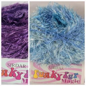 Sirdar Yarn Funky Fur Magic 100% Polyester 98y 50g 1.7oz - Picture 1 of 5