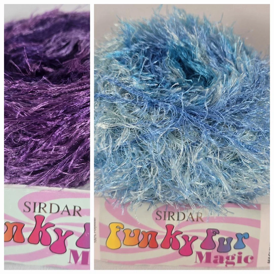 Sirdar Yarn Funky Fur Magic 100% Polyester 98y 50g 1.7oz - Image 1 of 1