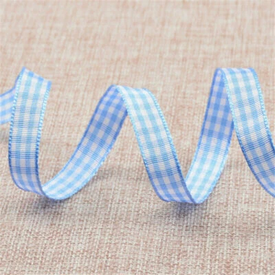 Cinta de celosía para envolver regalos de 100 cm cinta de arco a cuadros poliéster suministros artesanales hágalo usted mismo Foto 1 de 4