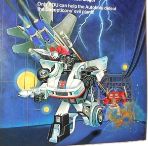 Transformers 1986 1st Print BATTLE DRIVE choose your own adventure BOOK fate JAZ - Picture 1 of 3