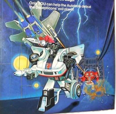 Transformers 1986 1st Print BATTLE DRIVE choose your own adventure BOOK fate JAZ - Image 1 of 3