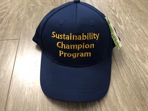 NWT Microsoft Sustainability Champion Program Baseball Hat Cap New - Picture 1 of 8