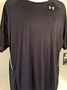 Neu ohne Etikett Under Armour Heat Gear normale Passform dunkelblau Größe 2XL für Herren - Bild 1 von 9