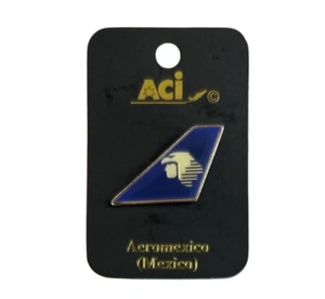 10340 AEROMÉXICO MEXICO AIRLINES TAIL PIN TAIL FIN LAPEL PIN BADGE - AVIATION - Picture 1 of 2