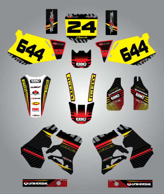 TLD Motocross Graphics Honda CR 125 1995-1997 dirt bike graphics