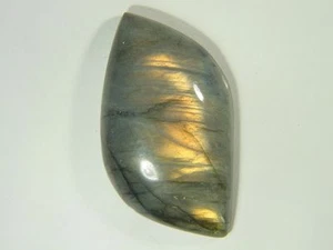 BUTW Natural Labradorite Spectrolite 47x33mm cabochon Worry Stone 1534E - Bild 1 von 1