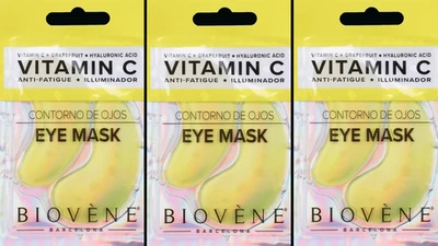 3Pack of Vitamin C Ultra Bright Eye Mask with Grapefruit & Hyaluronic Acid Pads - Image 1 of 3