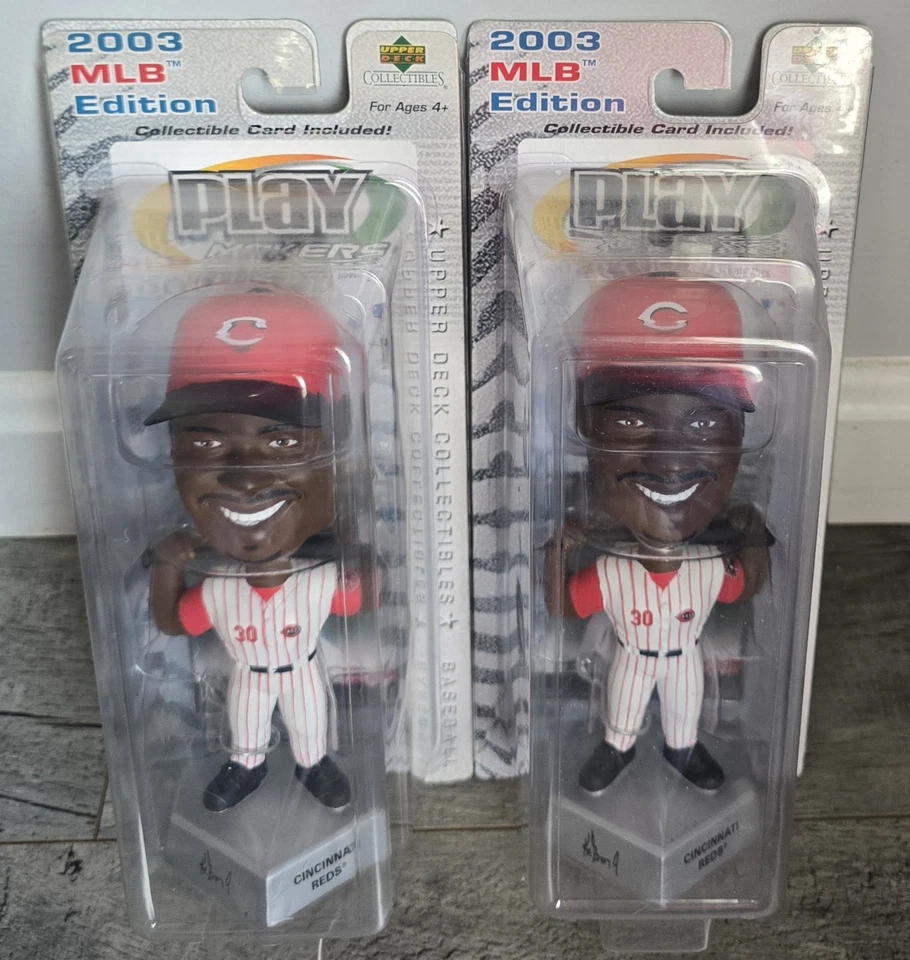 KEN GRIFFY JR CINCINNATI REDS 2003 DECK SUPERIOR COLECIONADORES BOBBLEHEADS COM CARTÃO - Imagem 1 de 4