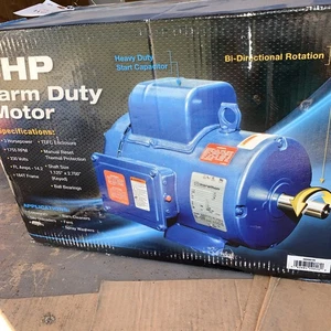 Marathon 3 Hp Farm Duty 1755 Rpm 230 Volts  - Picture 1 of 22
