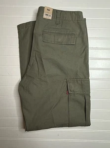 Herren Levis XX Cargo Oliv Relaxed Straight Fit Cargohose - Größe W36 L30 - Bild 1 von 8