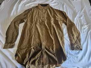 The Territory Ahead Button Up Shirt Men's Large Tall Long Sleeve cotton Corduroy - Picture 1 of 9