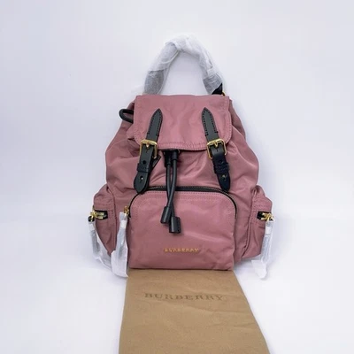 Mochila Bandolera Burberry Pequeña Rosa Malva Auténtica Edición Limitada Foto 1 de 4