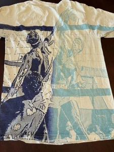 VINTAGE Ocean Pacific Shirt Mens Large Volleyball OP Beach USA 1989 USA 1980s - Picture 1 of 20