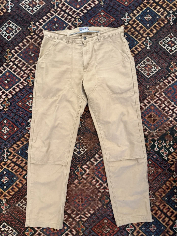 Pantalones Patagonia Stand Up Caqui 36 Original Algodón Pesado Hombre Doble Rodilla Foto 1 de 4