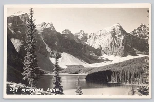 Vintage Echt Foto Postkarte Moräne See kanadische Rocky Mountains von Byron Harmon - Bild 1 von 2