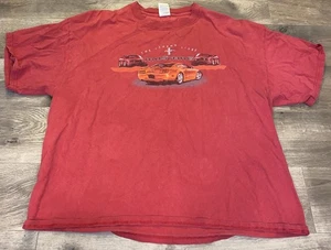 Ford Mustang Car 1990’s T Shirt Red Men's Sz L The Legend Lives GT Old Vintage - Picture 1 of 7