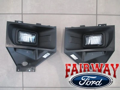 17 thru 19 Super Duty F-250 F-350 OEM Ford Fog Lamps Lights Pair LH & RH - LED - Image 1 of 4