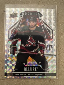 22-23 UD Allure Hockey 125 Jack McBain White Diamond Arizona Coyotes