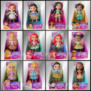 Disney Princesa Mini Muñeca Niño Pocohontas Belle Ariel Aurora Oro Brillo 3" - Imagen 1 de 14