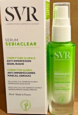SVR Laboratoires Sebiaclear Serum 30ml. Anti blemishes, marks, wrinkles Exp 2027 - Image 1 of 3