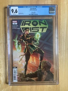 IRON FIST #1 CGC 9.6! 2ND PRINTING! MICHAEL YG VARIANT COVER! - Picture 1 of 4