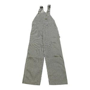 Vintage OshKosh B'Gosh Railroad Stripe Overalls 36x30 Vestbak Union Sanforized - Bild 1 von 10