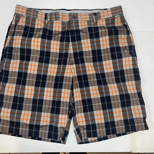 Callaway Golfshorts Herren 38 kariert Baumwolle Taschen blau 10" Schrittlänge - Bild 1 von 6