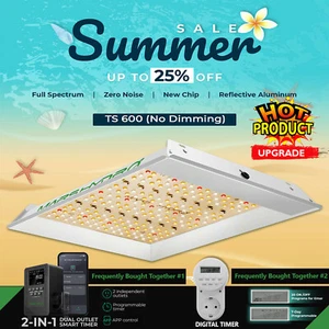 2025 Mars Hydro TS 600 LED Grow light Lámpara de plantas de espectro completo para flor vegetal - Imagen 1 de 17