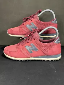 New Balance 420 Burgundy Suede White Trainers Size UK 4.5 U420PBN - Picture 1 of 12