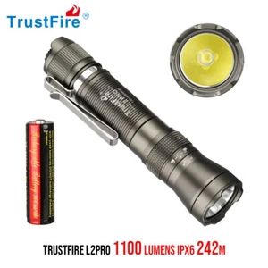 Trustfire 1100 Lumen Taktische EDC Taschenlampe Wiederaufladbare LED Taschenlampe Wandern - Bild 1 von 17