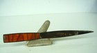 Antiker Art deco Naturbernstein Brieföffner um 1920