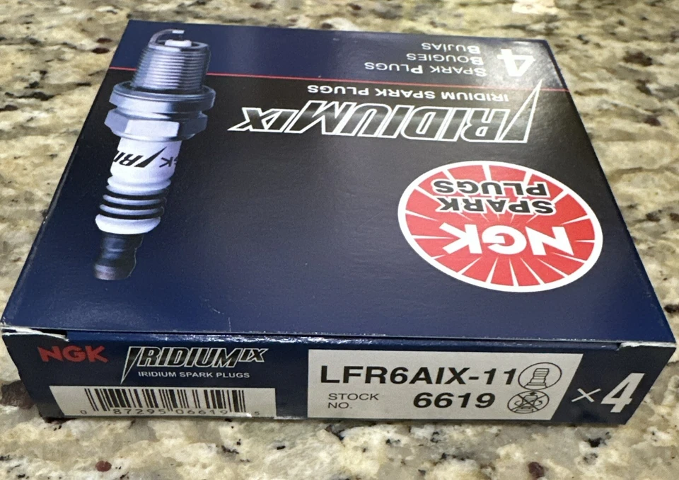 4PCS OE NGK IRIDIUM SPARK PLUGS FOR SUBARU IMPREZA WRX EJ257 EJ255 2.5L 6619 - Image 1 of 1