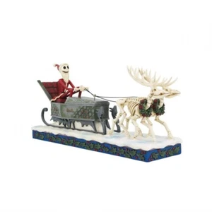 Jim Shore Disney JACK SKELETON SLEIGH-DASH AWAY JACK 6014359 Nightmare Before - Picture 1 of 4