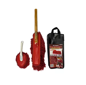 California Car Duster Combo Kit with Wood Handle and Plastic Mini Duster 62440 - Picture 1 of 9