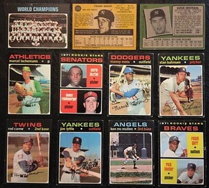 ⚾️ 1971 Topps Baseball - Player Selection - You Pick & Choose - Complete Set ⚾️